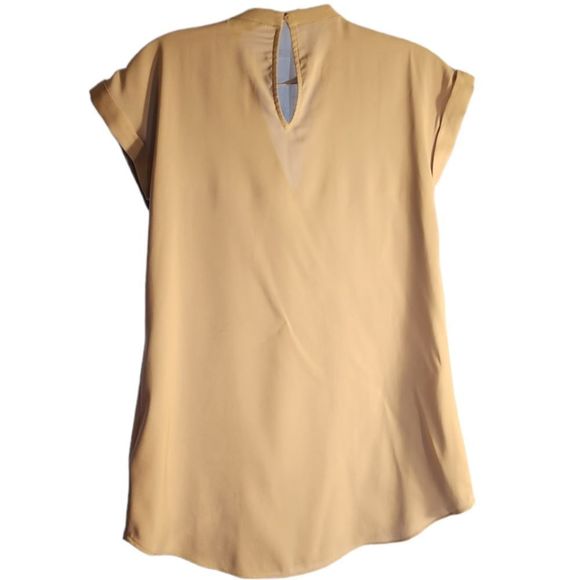 Express Shirt Womens Light Gray Top Keyhole Size XSmall - Picture 12 of 13